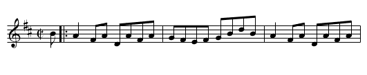 Cameronian Reel, The - staff notation