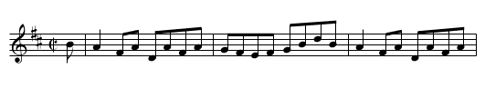 Cameronian Reel - staff notation