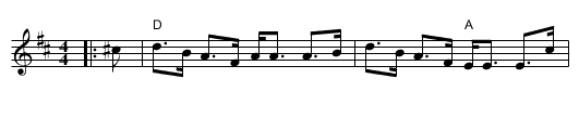Cameron's Got His Wife Again - staff notation
