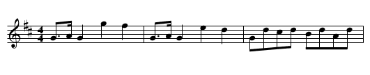 Cammel's Rondeau. JMT072 - staff notation