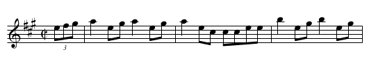 Camp Chase [2] - staff notation