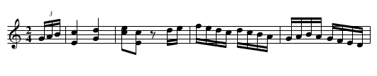 Camp Meeting [3] - staff notation