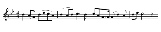 Cán dan bared - staff notation