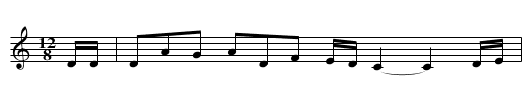Canan nan Gaidheal - staff notation
