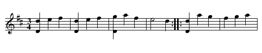 Canaries - staff notation