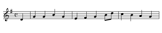 Candlemas Eve - staff notation