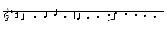 Candlemas Eve - staff notation