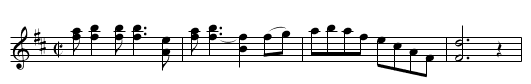 Cane Break [1] - staff notation