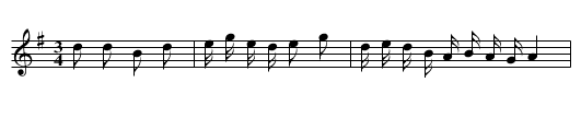 Cangang fangshao - staff notation
