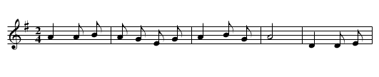 Canjun cui gongrong - staff notation