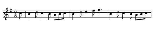 Cannie Hobbie Elliot - staff notation