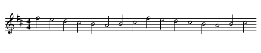 Canon - staff notation