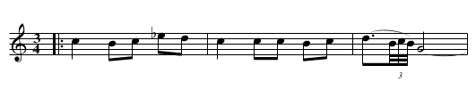 Cantar d'Arrieros (CT 477) - staff notation
