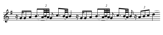 Cantar de Ronda (CT 196) - staff notation