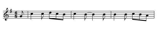 Cantar de Ronda (CT 201) - staff notation