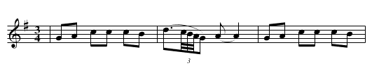 Cantar de Ronda (CT 204) - staff notation