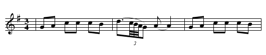 Cantar de Ronda (CT 204) - staff notation