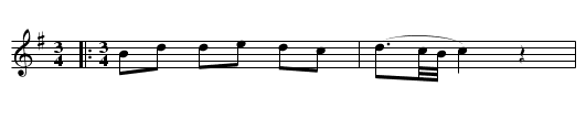 Cantar de Ronda (CT 289) - staff notation