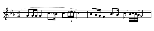 Cantar de Ronda (CT 411) - staff notation