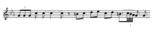 Cantar de Ronda (CT 412) - staff notation