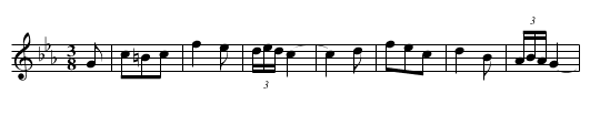 Cantar de Ronda (CT 413) - staff notation