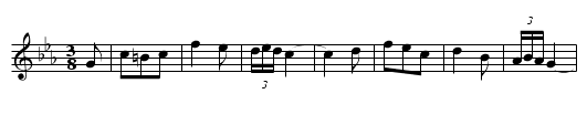 Cantar de Ronda (CT 413) - staff notation
