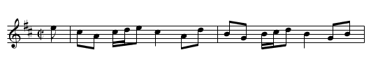 Canty Body - staff notation