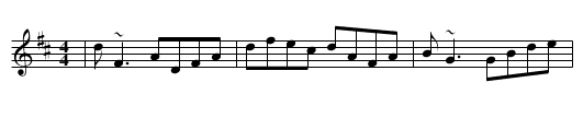 Cap and Bell, The - staff notation