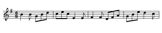 Cape Breton Jig #2 - staff notation