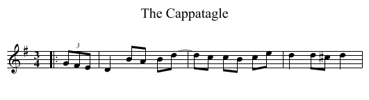 Cappatagle, The  - staff notation