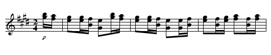 Caprices - IX - staff notation