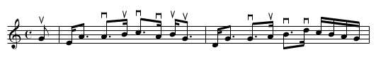 CAPt. CAMPBELL'S STRATHSPEY - staff notation