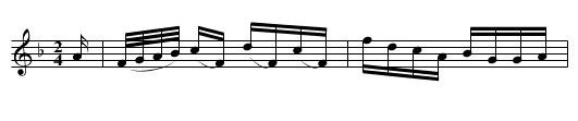 Capt. Kennedy’s Reel - staff notation