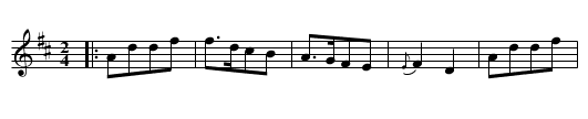 Capt. Oakes's Whim - staff notation