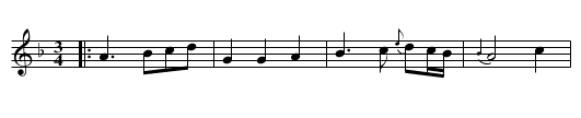 Capt Tates Minuet - staff notation