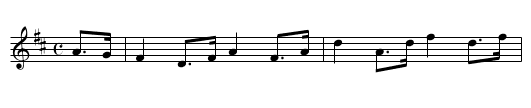 Captain Bluett's March - staff notation