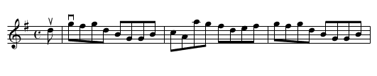 CAPTAIN BYNG - staff notation