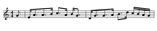 Captain Campbell - staff notation