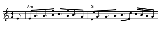 Captain Campbell - staff notation