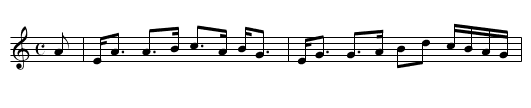Captain Campbell - staff notation