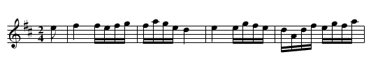 Captain Campbell's March - staff notation