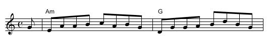Captain Campbell's Reel - staff notation