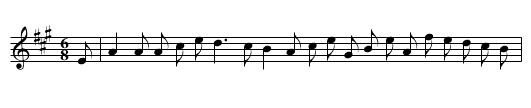 Captain Catton's Maggot - staff notation