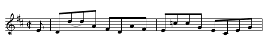 Captain David Stewart 42nd Royal Highlander's Reel - staff notation