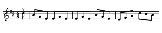 CAPTAIN HOLMES' -- JIG - staff notation