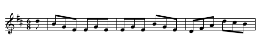 Captain Holmes - staff notation