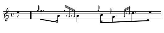 Captain Horne - staff notation