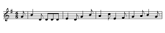 Captain Jinks of the Horse Marines - staff notation