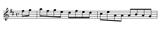 Captain John's Hornpipe - staff notation