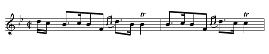 Captain Macdonald's Strathspey - staff notation